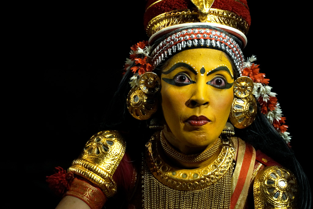 Aparna Nangiar performing Kaliyamardhanam Nangiarkoothu