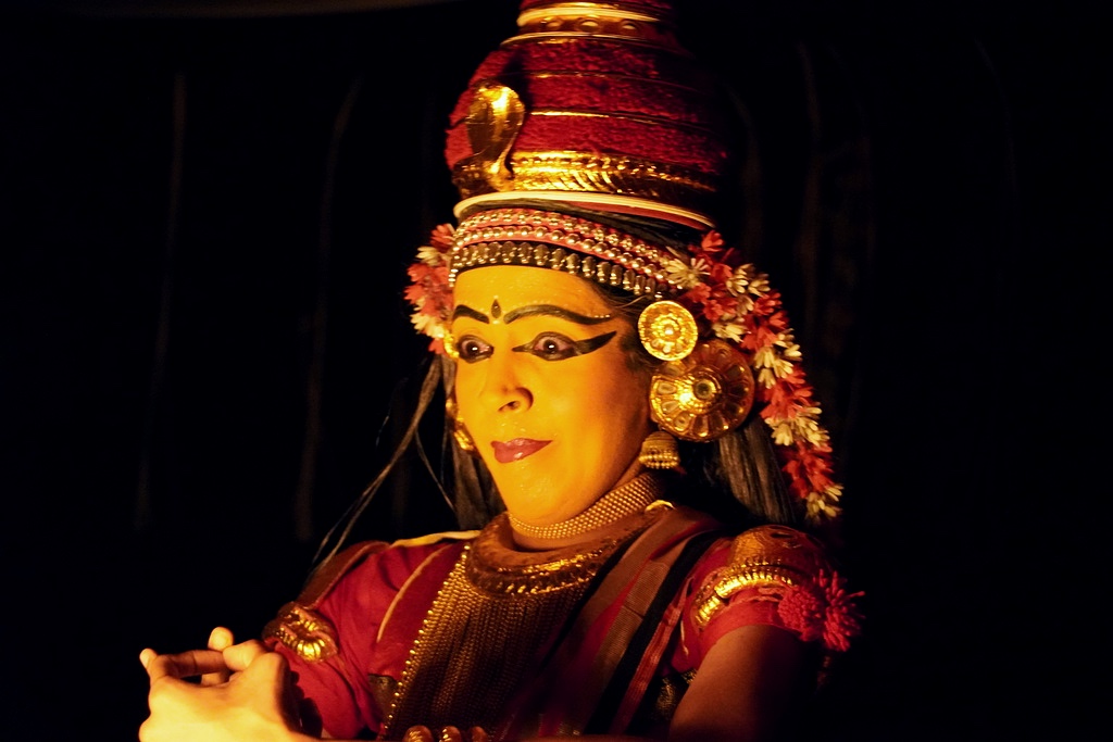 Aparna Nangiar performing Kamsavadham Nangiarkoothu