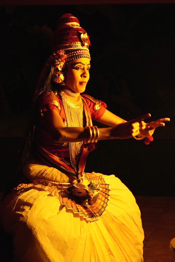 Aparna Nangiar performing Akrooragamanam Nangiarkoothu